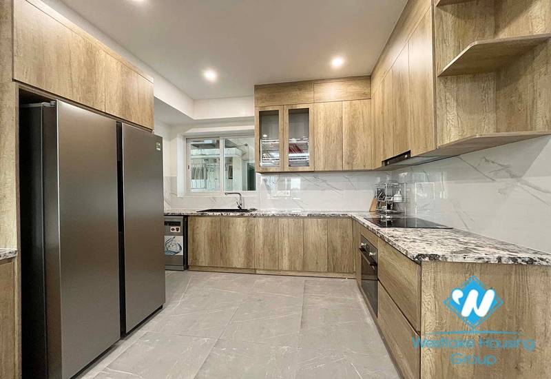 A colorful 3 bedroom apartment in Ciputra for rent